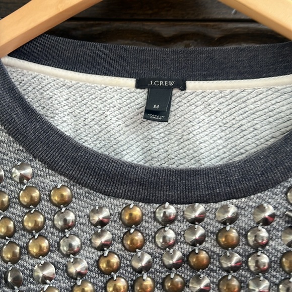 J.Crew Studded Sweatshirt - Picture 2 of 4
